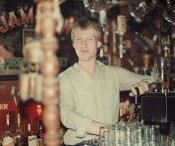 Phil blags his way behind the bar